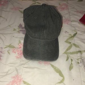 Grey denim wash hat